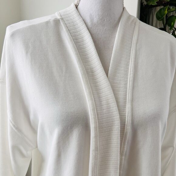 *New* Sonoma Goods for Life White Super Soft Cozy Cardigan Sweater - Size Medium - Picture 2 of 9